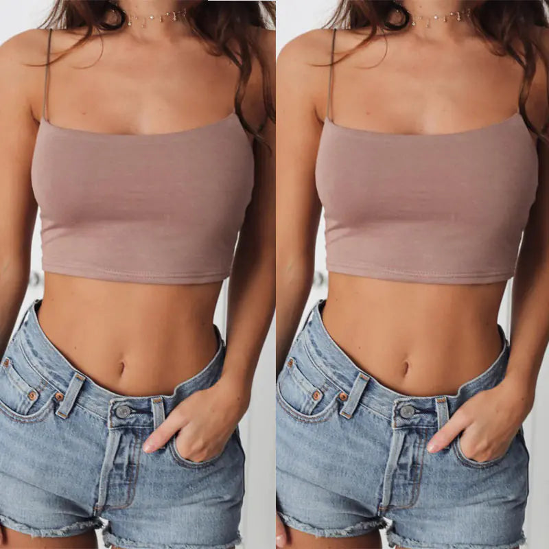 Summer Women's Casual Sleeveless Top and Tank Blouse